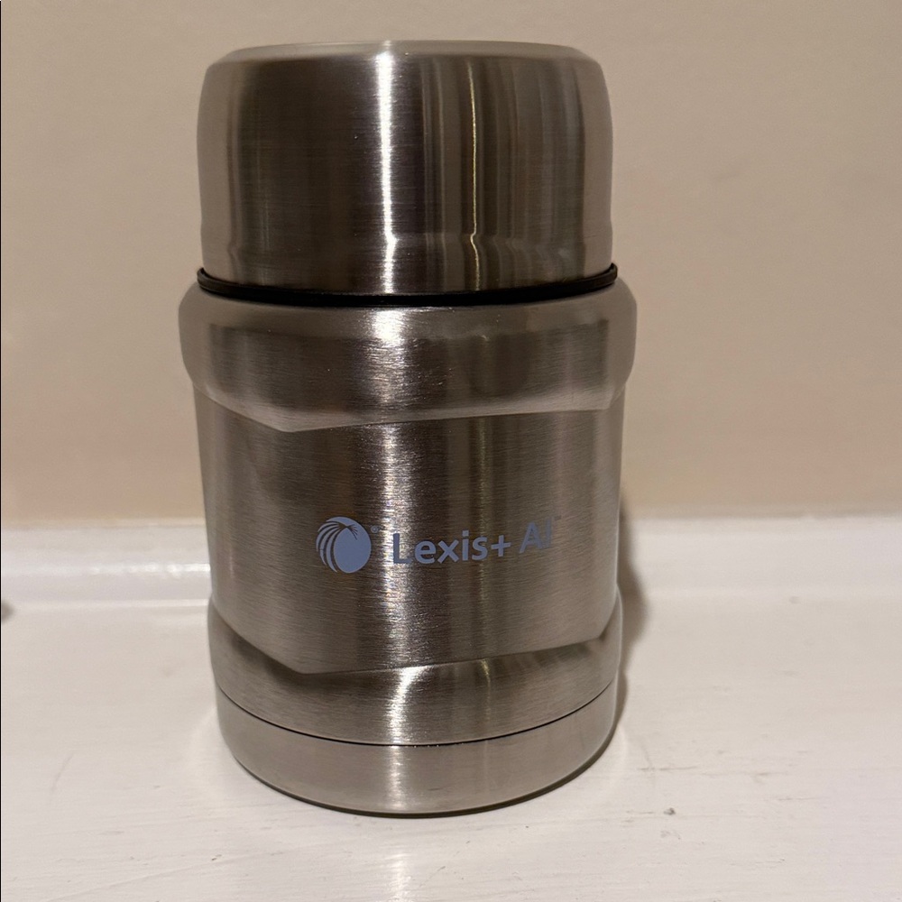 Stainless Steel Thermos food container with a spoon